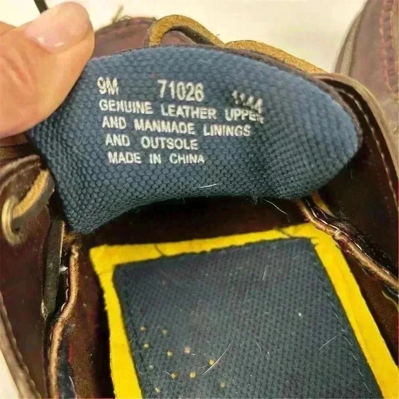 Timberland Men's Brown Leather 2-Eye Boat Shoes Size 9 Casual - Picture 5 of 13